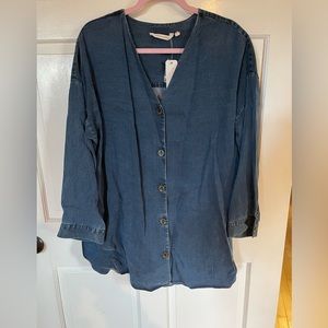 Soft Surroundings denim shirt